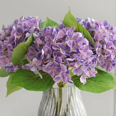 Artificial Hydrangea Blossom White