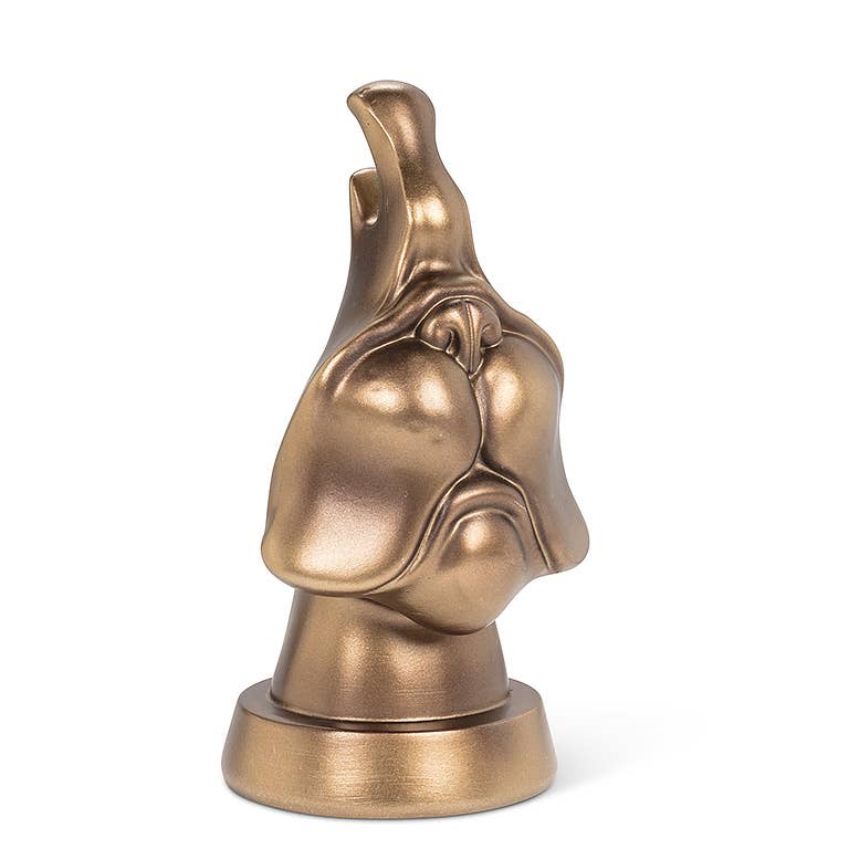 Dog Face Eyeglass Holder-Bronze *