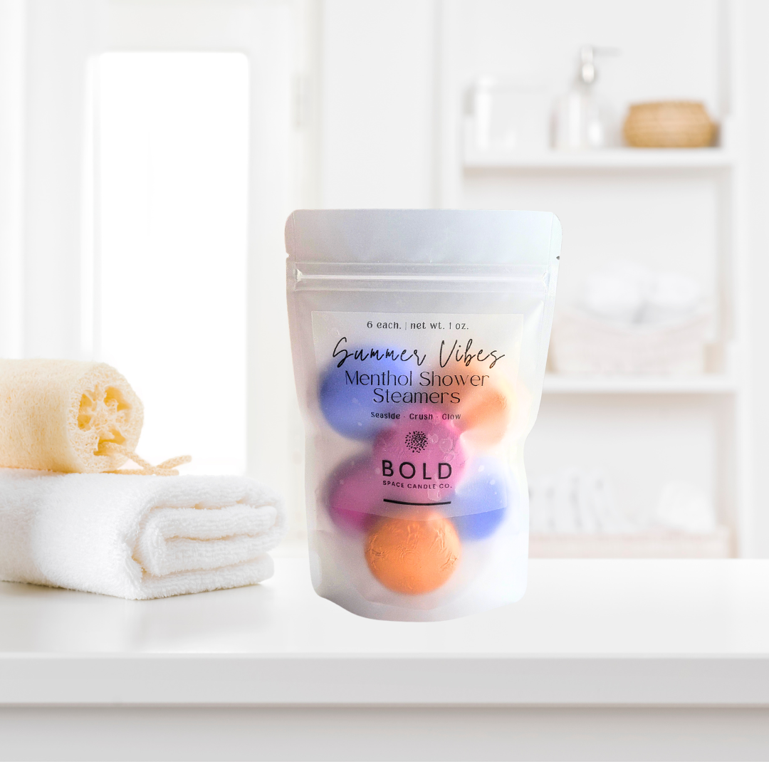 Summer Vibes | Menthol Shower Steamer Pack | 3 Scents *