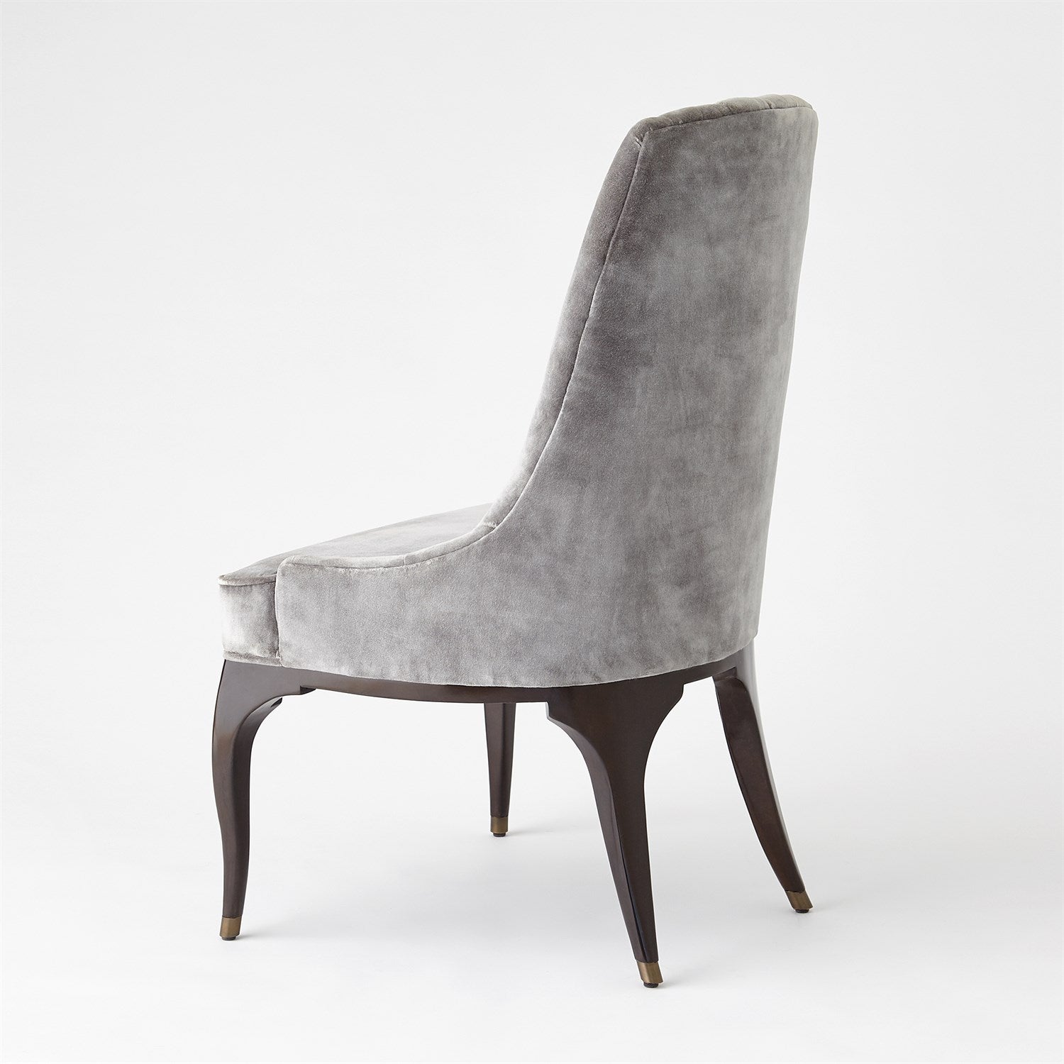 CHANNEL TUFTED DINING CHAIR-GARGOYLE by Global Views