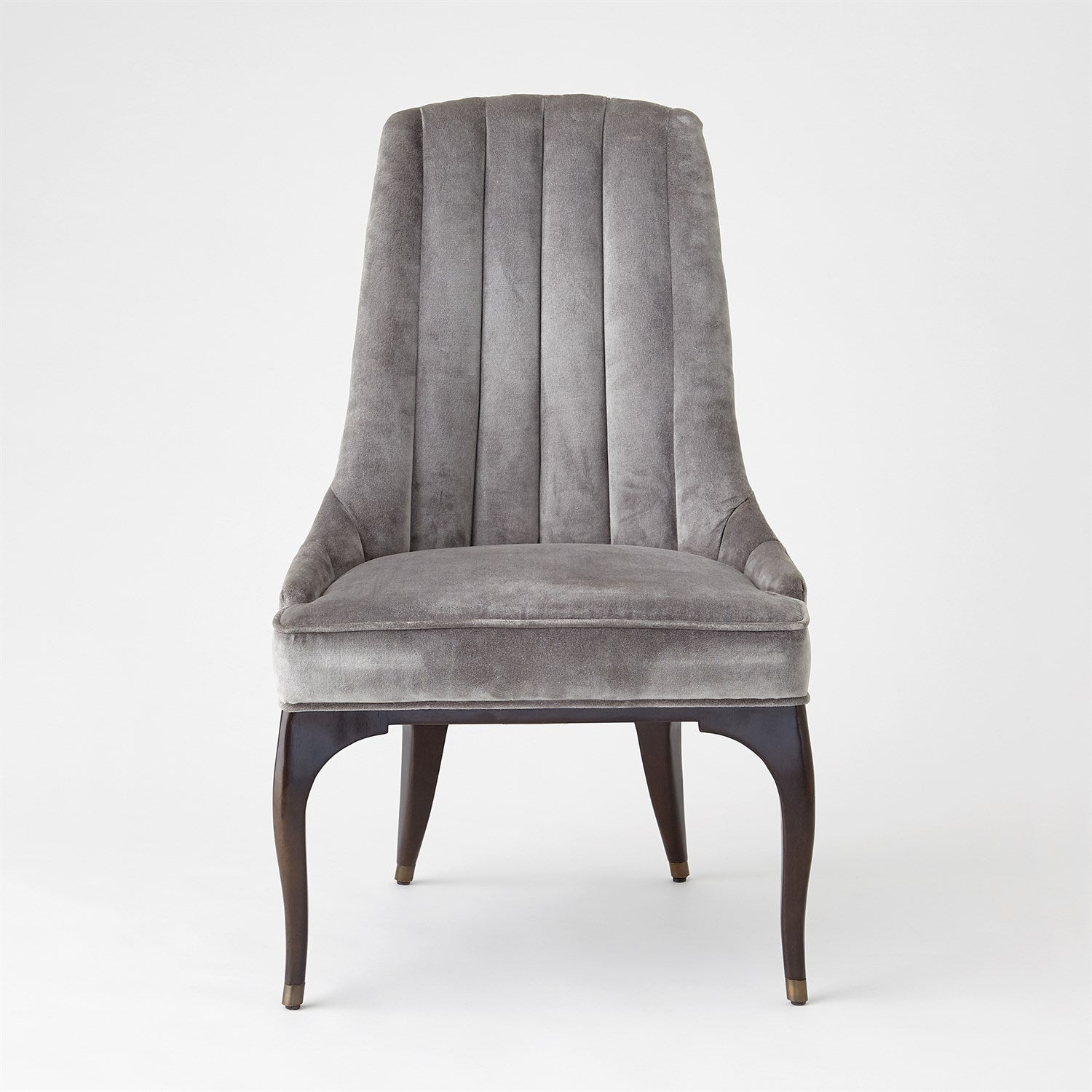 CHANNEL TUFTED DINING CHAIR-GARGOYLE by Global Views