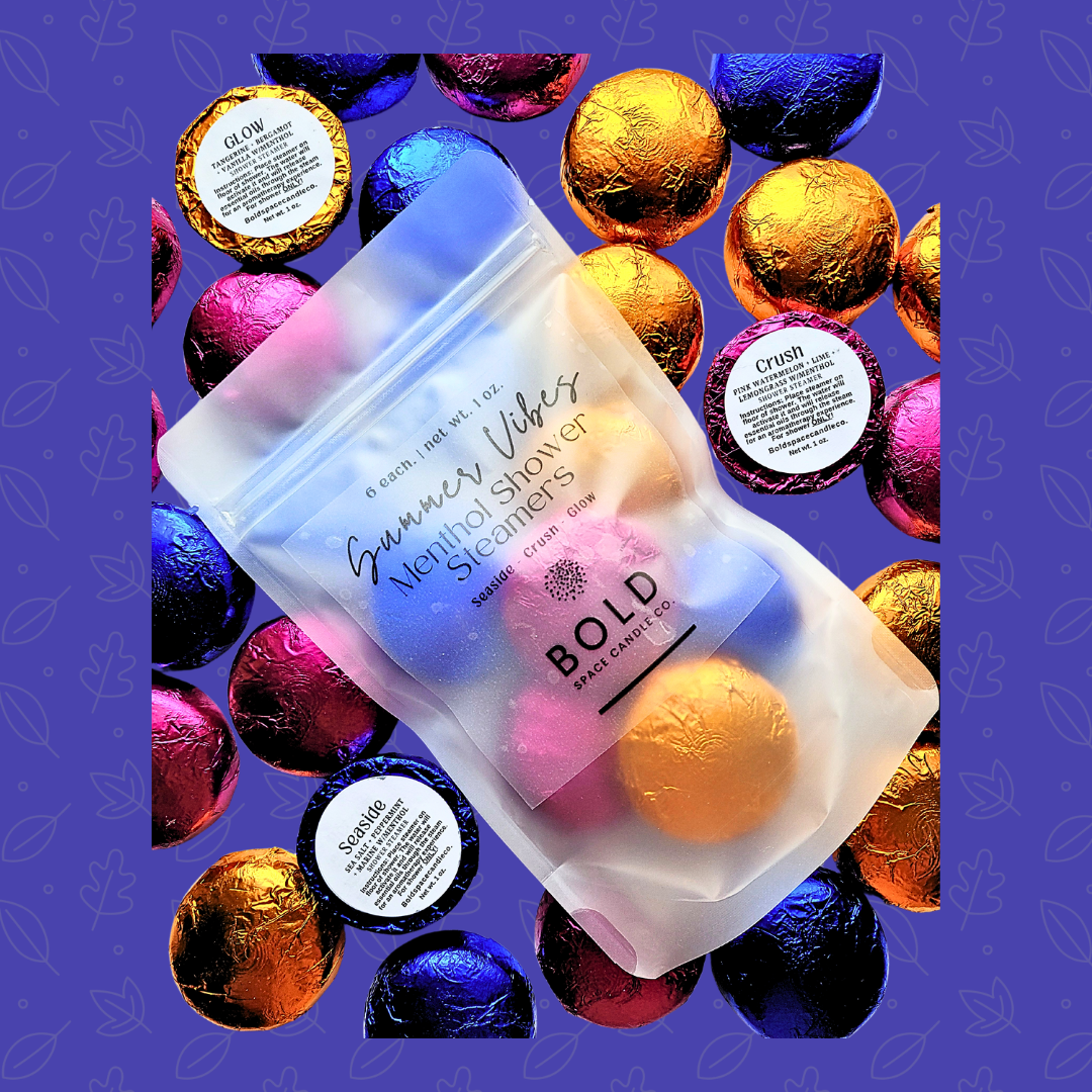 Summer Vibes | Menthol Shower Steamer Pack | 3 Scents -New!