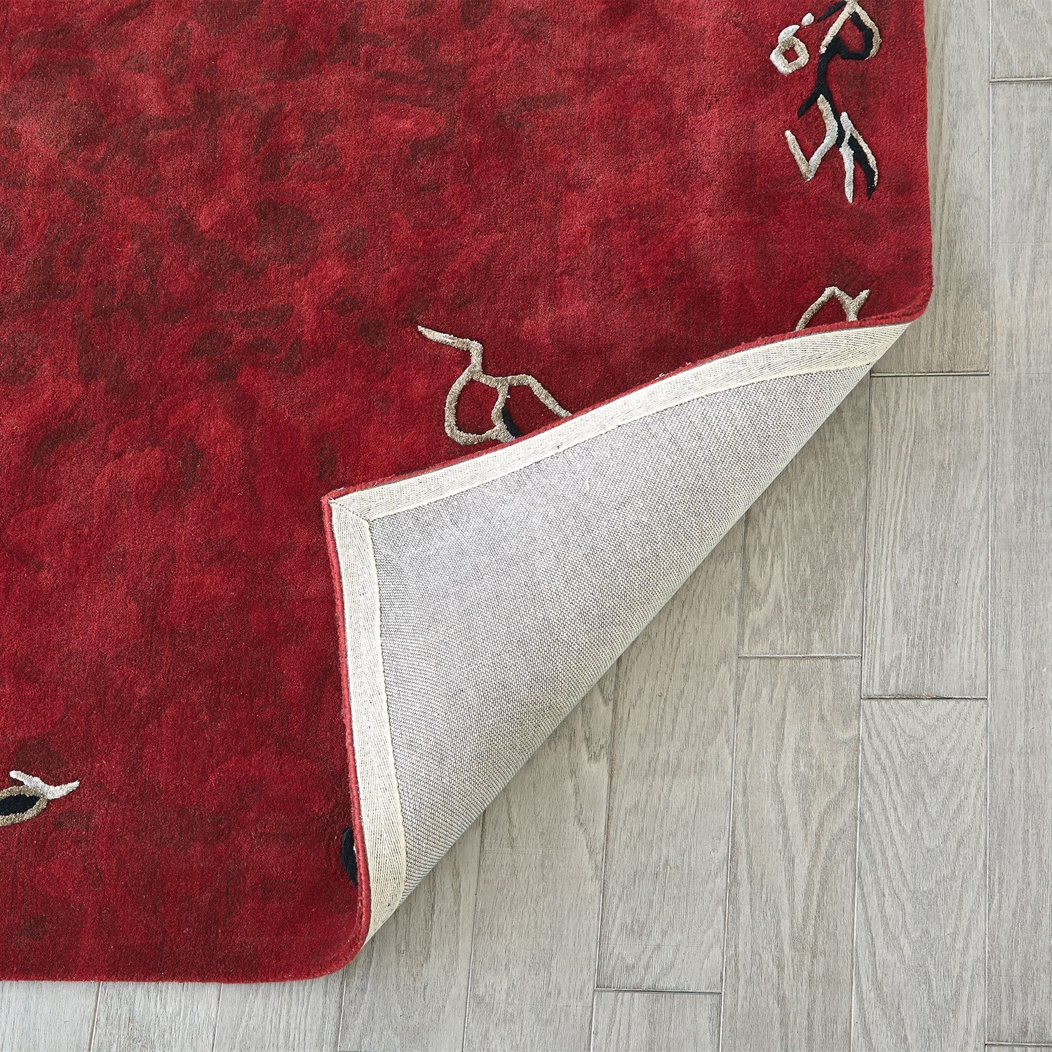 Parlor Rug-Deep Red by Global Views *