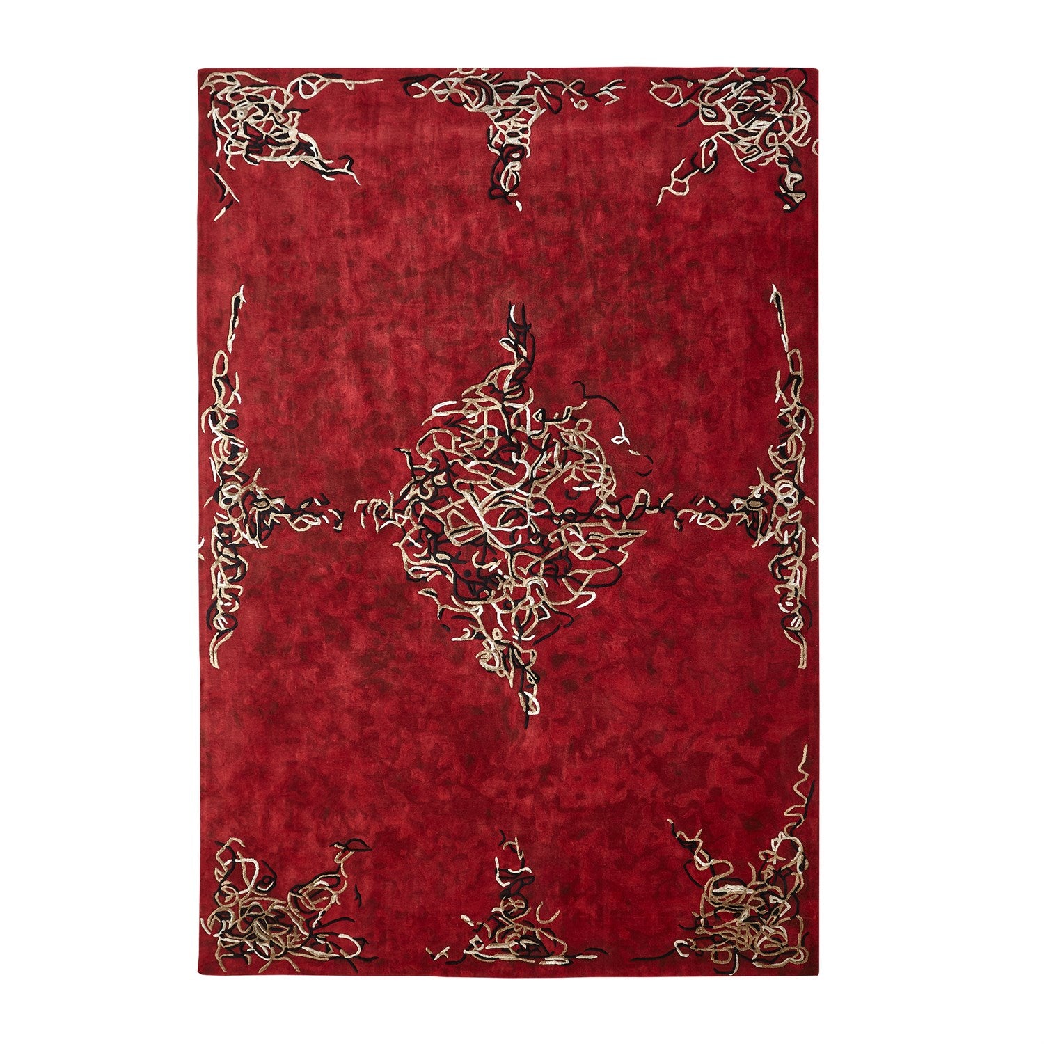 Parlor Rug-Deep Red by Global Views *