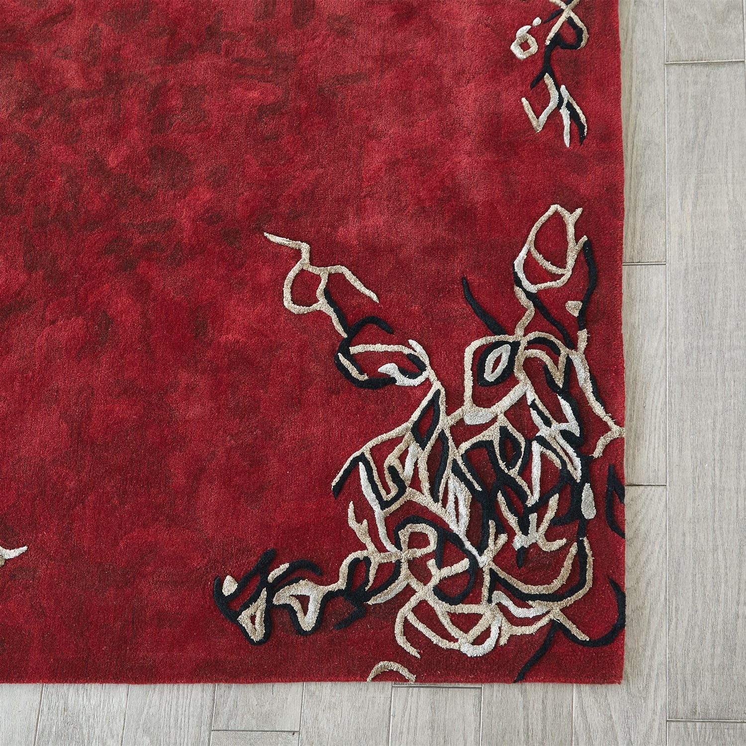 Parlor Rug-Deep Red by Global Views *