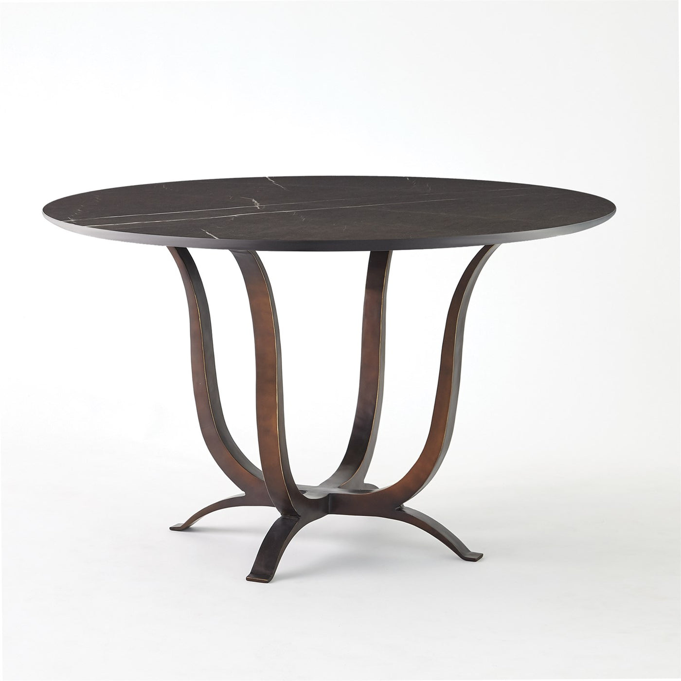 CHORDA DINING TABLE-BRONZE-48" by Global Views