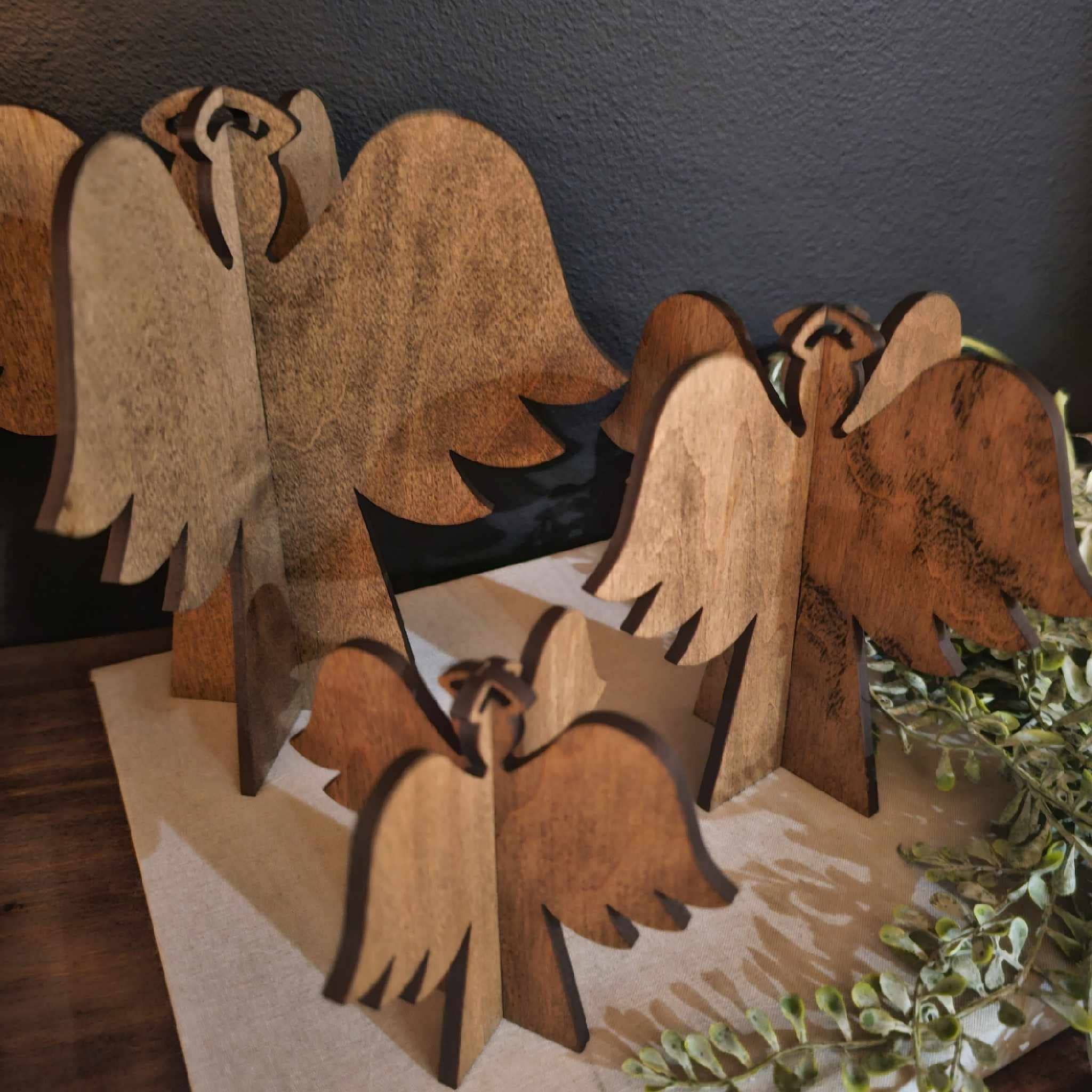 3D Angel Christmas Decor Table Filler Holiday Decor *