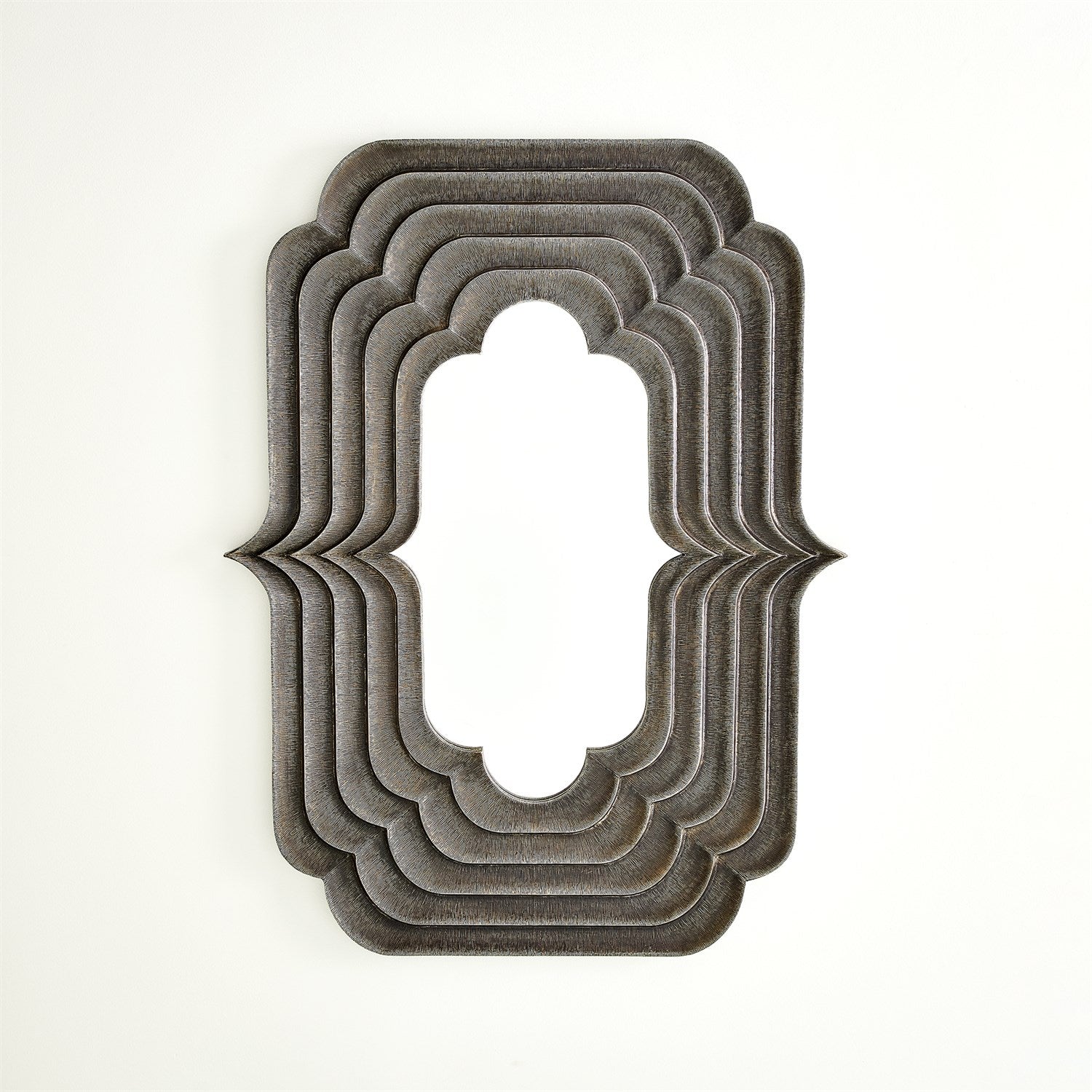 SEQUENTIAL MIRROR-ANTIQUE SILVER-LG by Global Views *