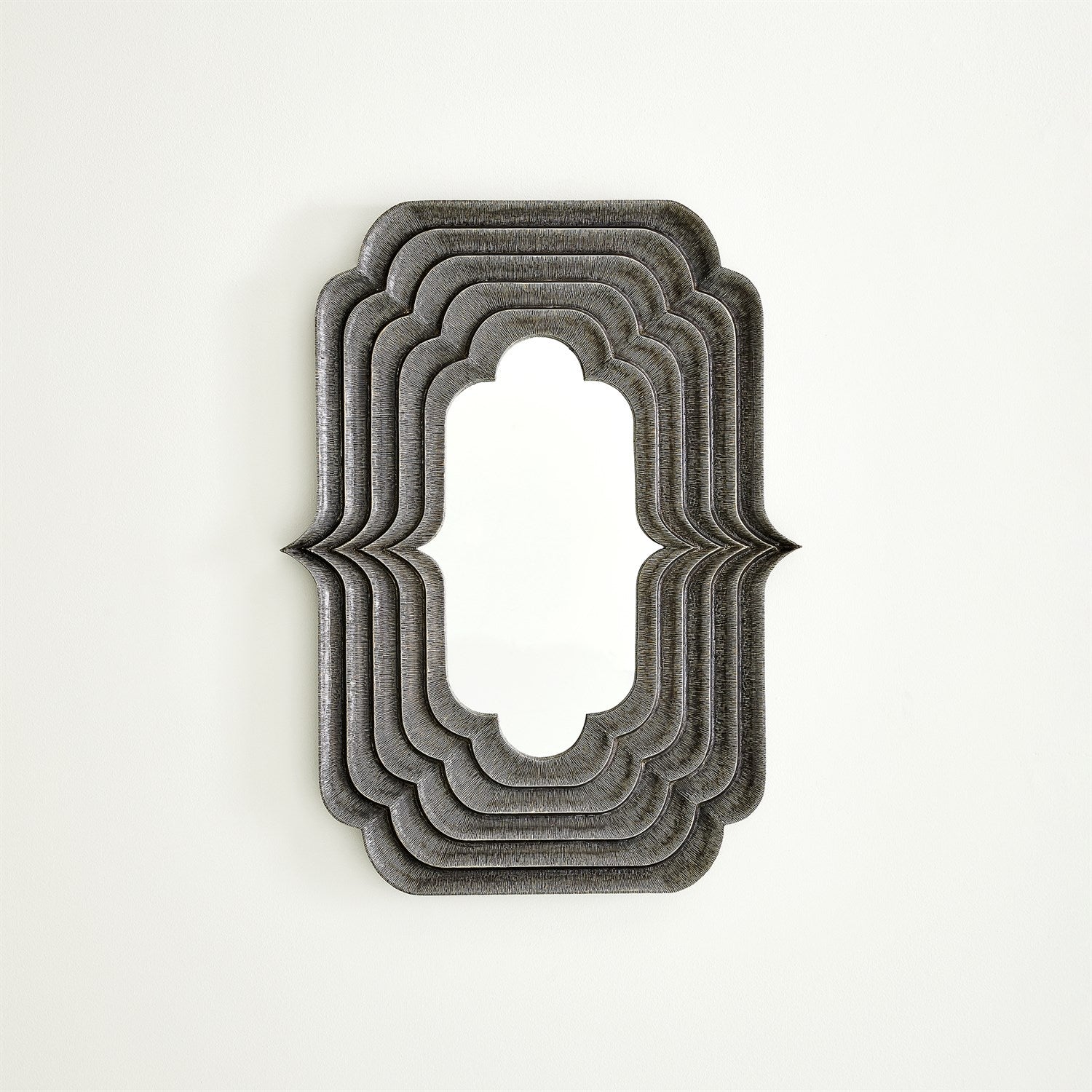 SEQUENTIAL MIRROR-ANTIQUE SILVER-SM by Global Views *