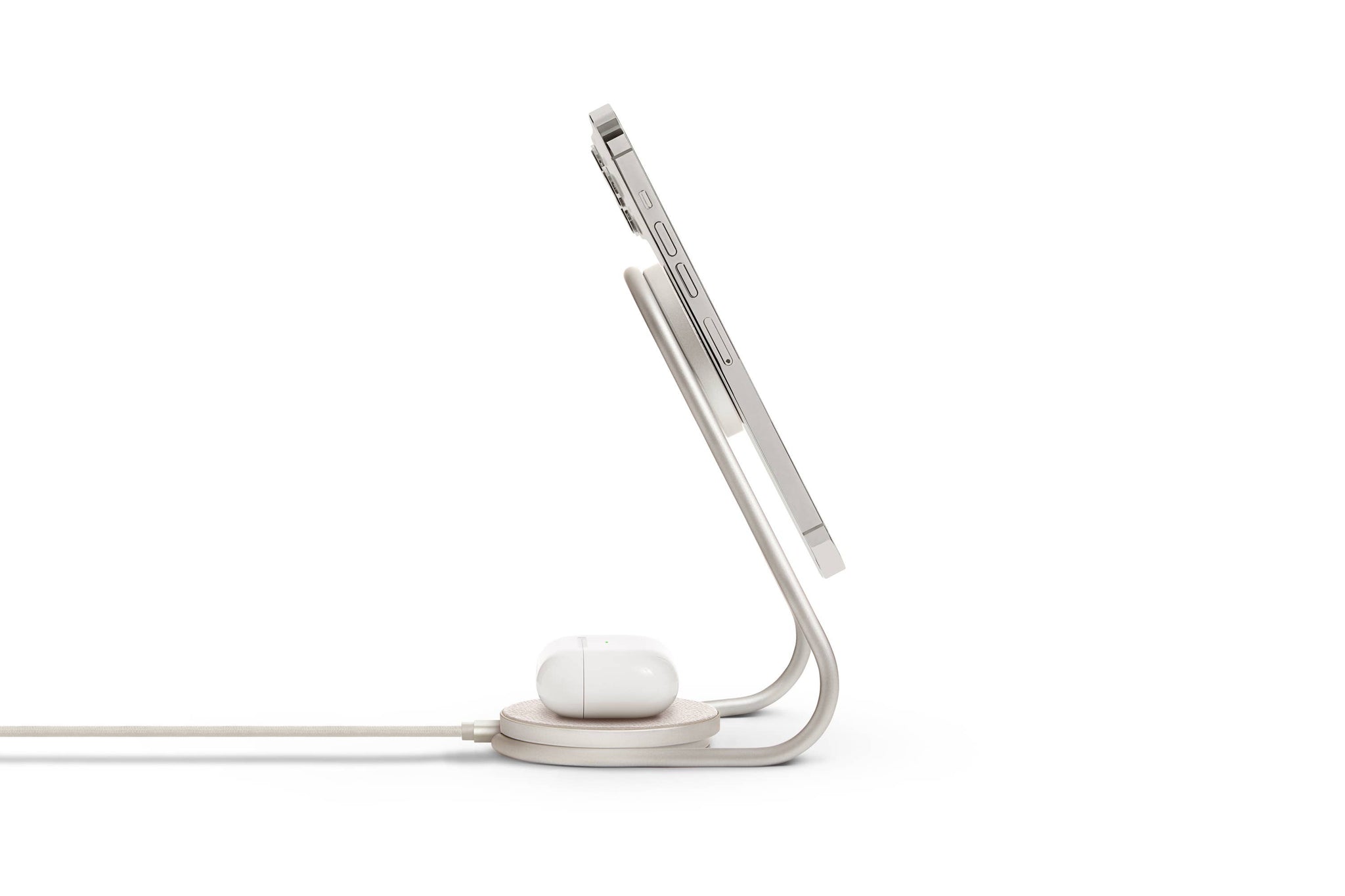 MAG:2 Leather Wireless Charger Stand - Saddle *
