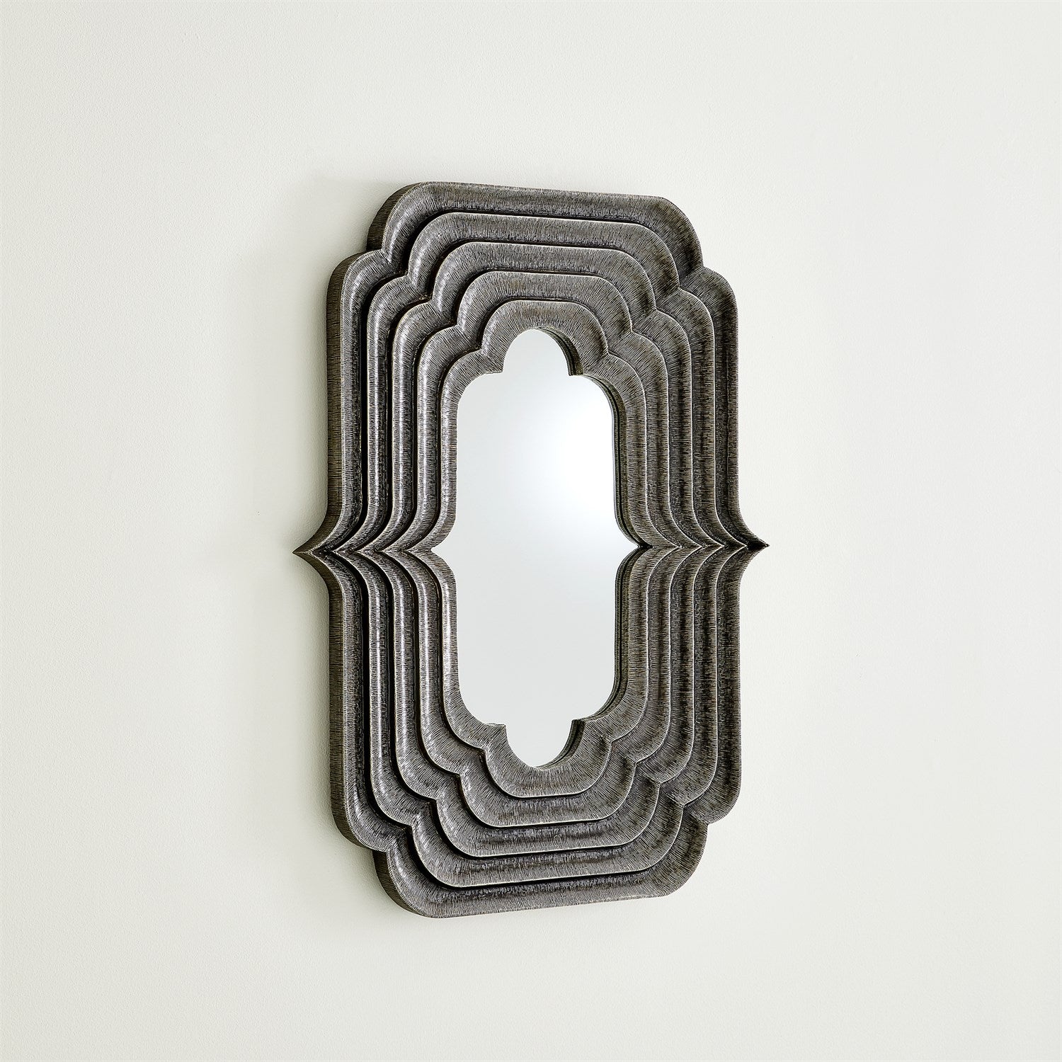SEQUENTIAL MIRROR-ANTIQUE SILVER-SM by Global Views *