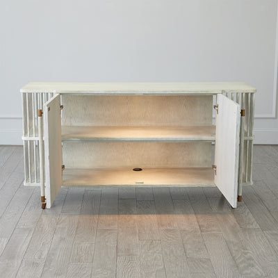 ARBOR MEDIA CABINET-WHITE WASHED by Global Views