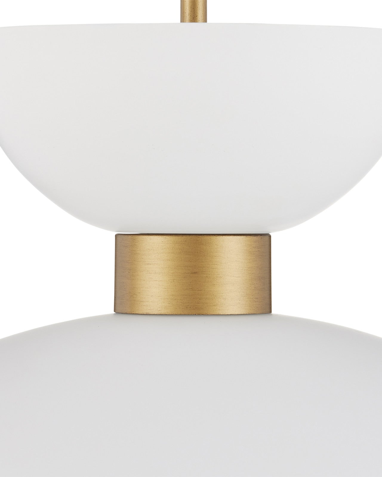 Zevio White Pendant by Currey & Co. *