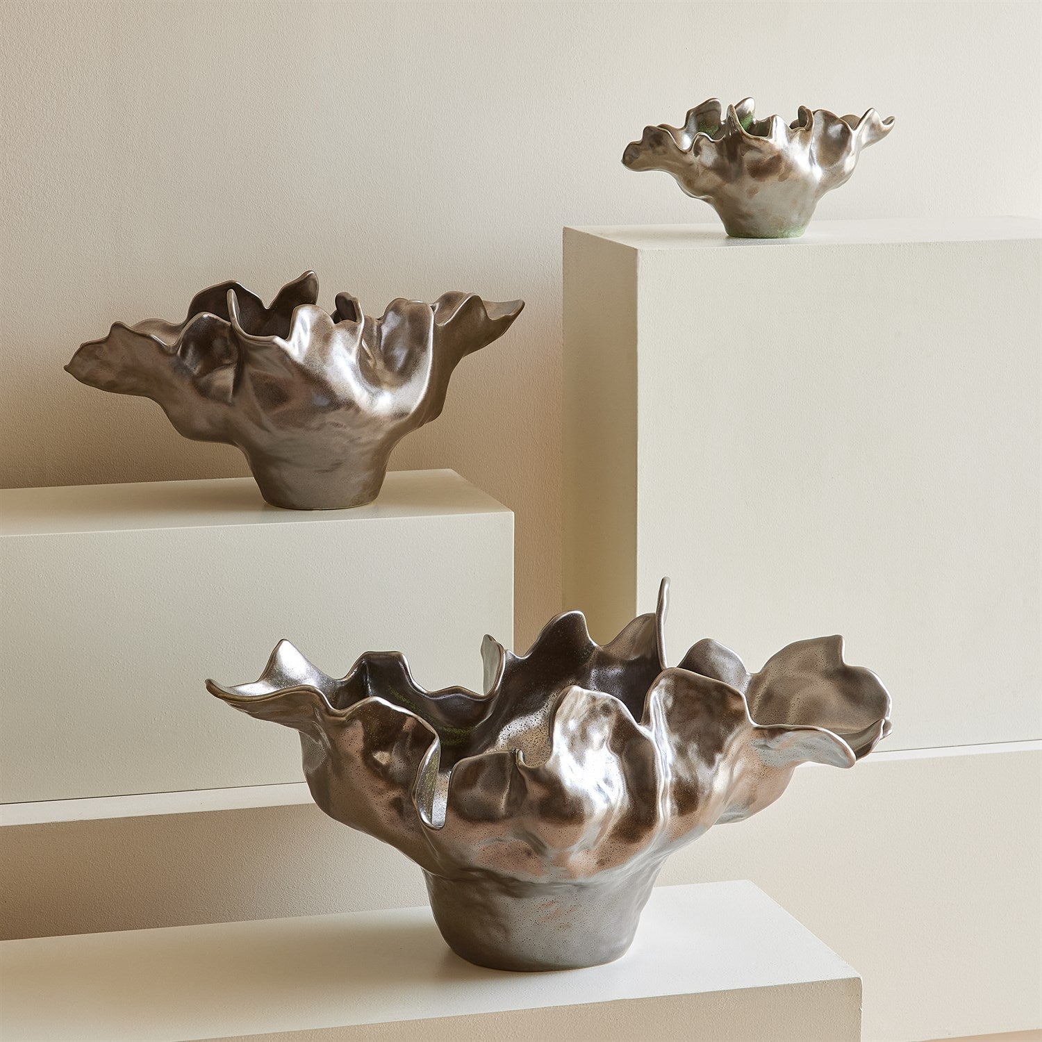 METEOR BOWL-SILVER HAZE