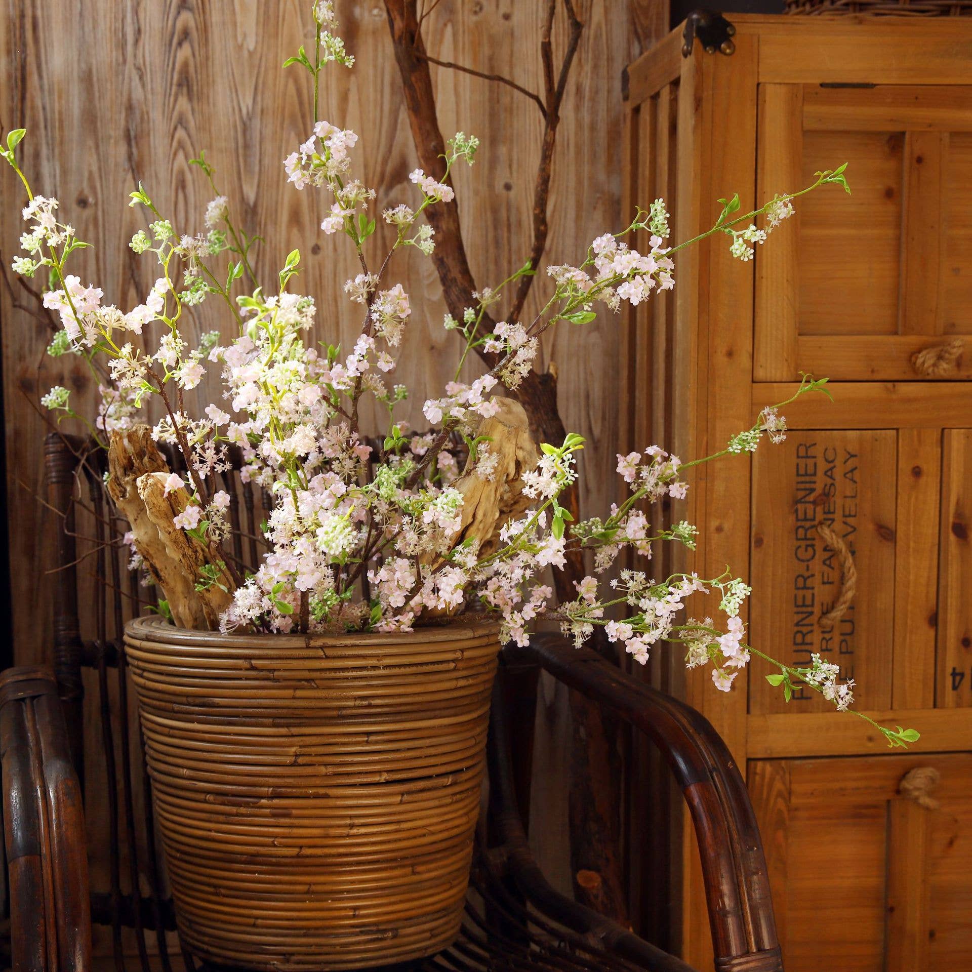 Artificial Snow willow: White *