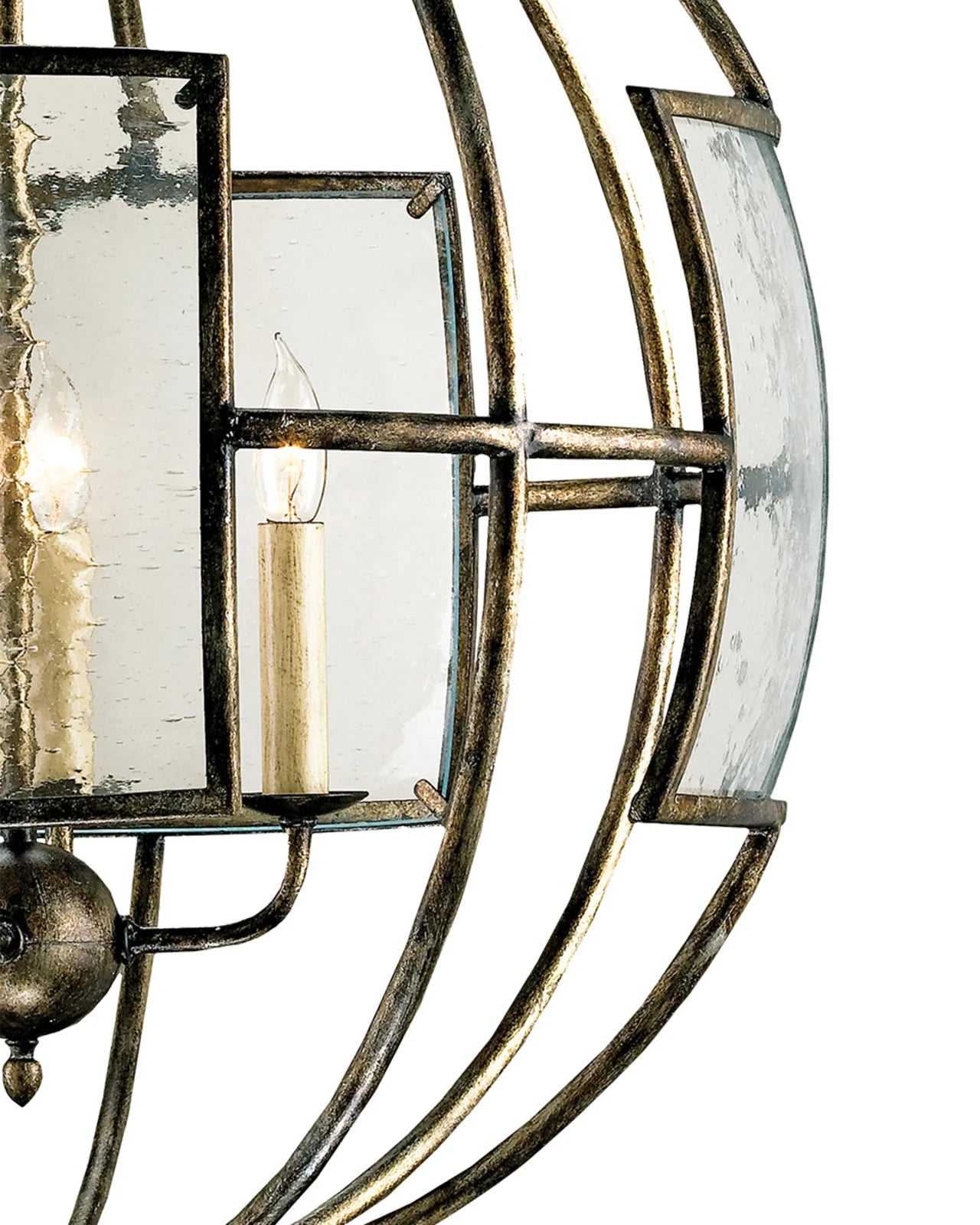 Broxton Bronze Orb Chandelier by Currey & Co. *