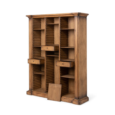 Bradley Adjustable Shelf Wooden Bookcase by Park Hill