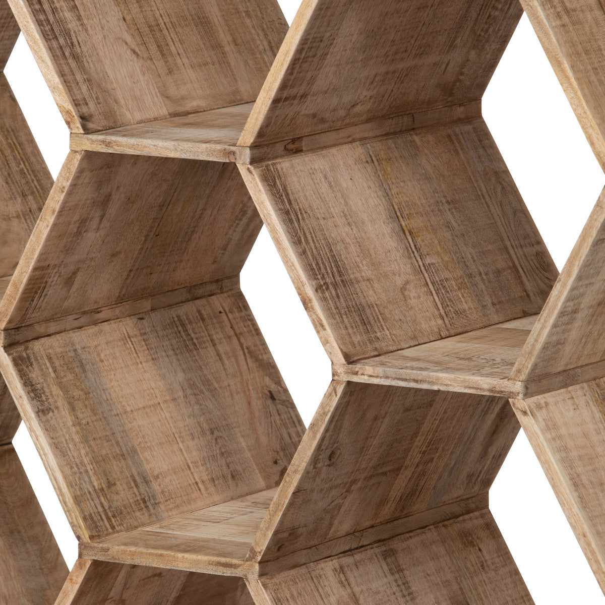 Honeycomb Wooden Etagere by Park Hill *
