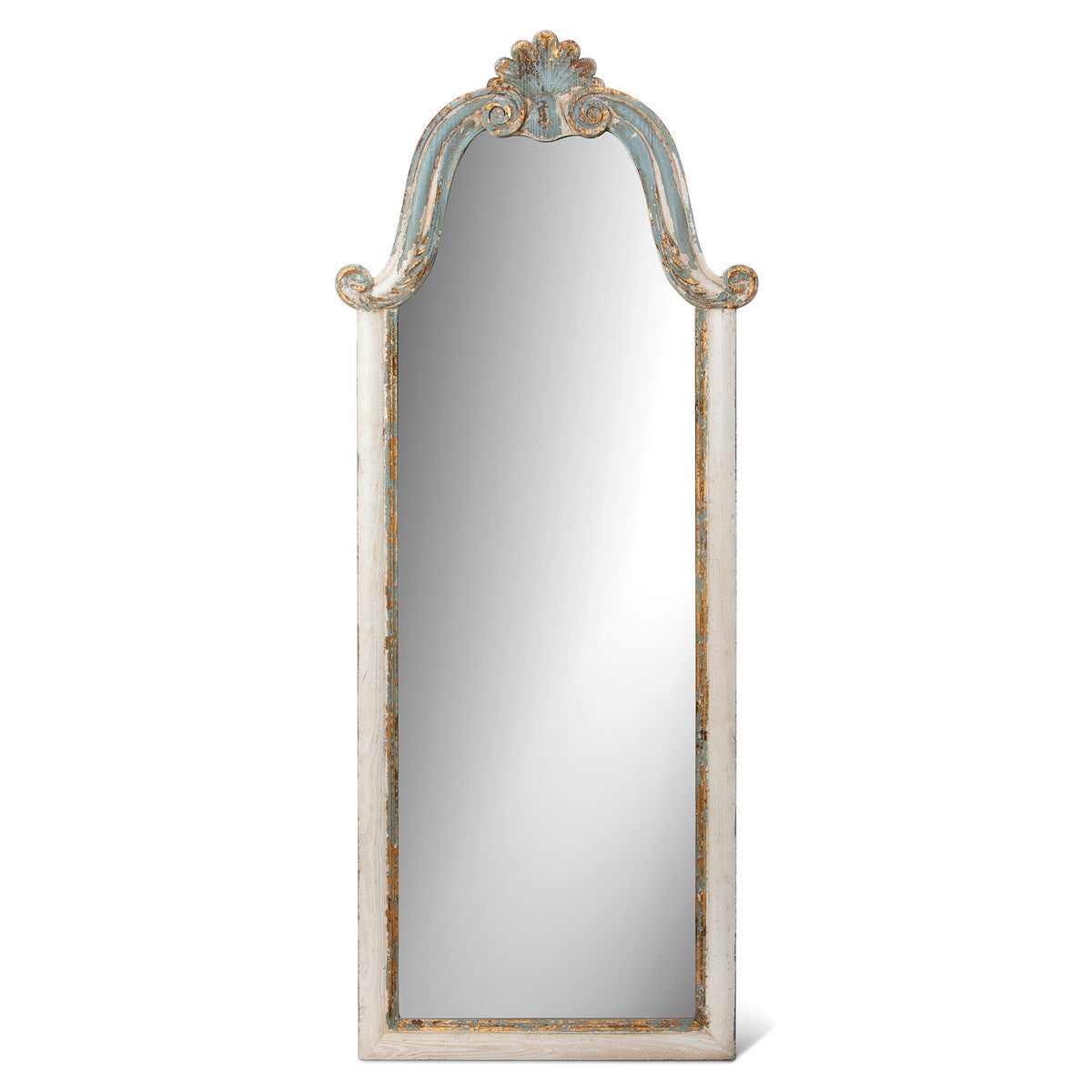 Vestibule Carved Wood Mirror by Park Hill