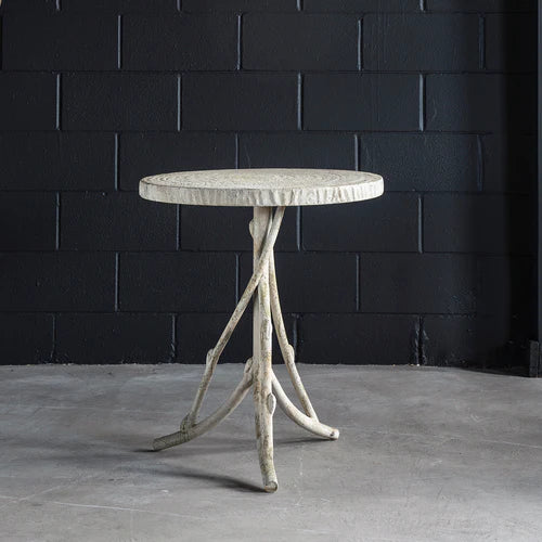 Faux Bois Side Table