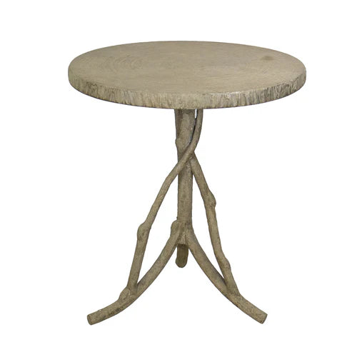 Faux Bois Side Table