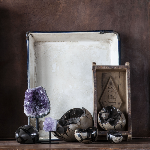 Amethyst Druze with Pedestal