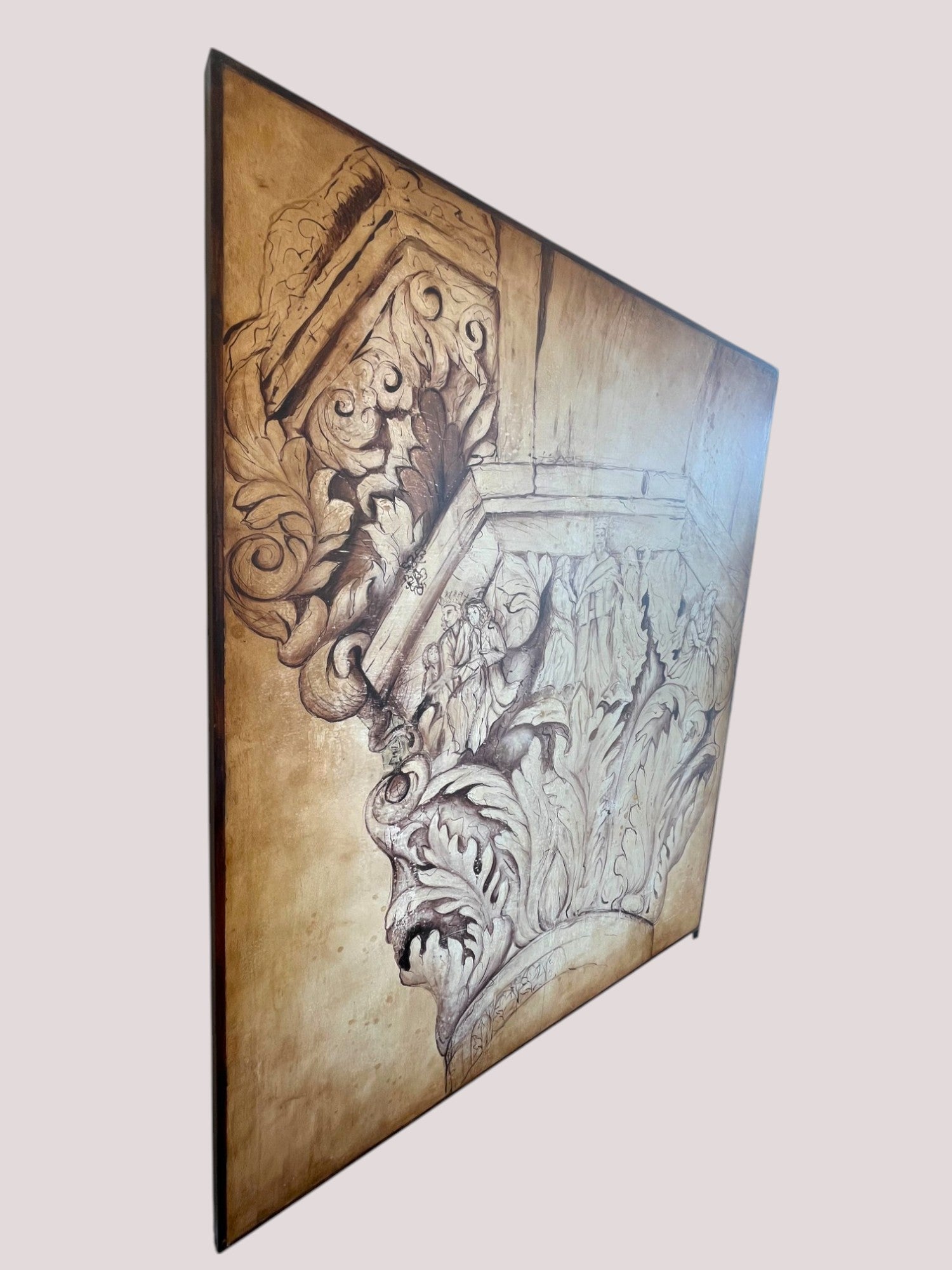 Large Wooden Art Piece