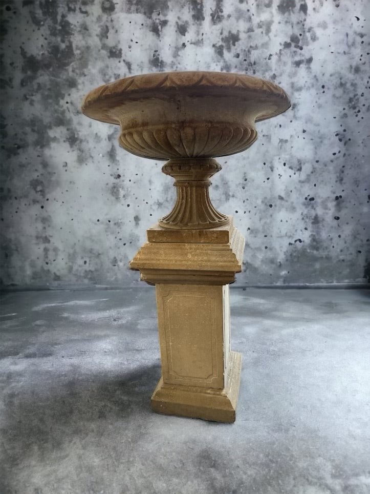 Limestone Italian Planters Set of 2