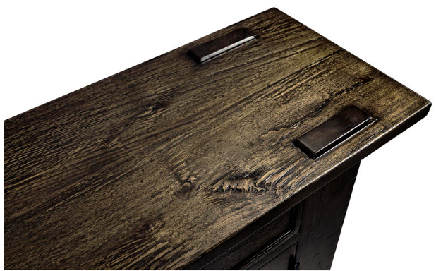 Casual Accents Dark Driftwood Narrow Credenza by Jonathan Charles