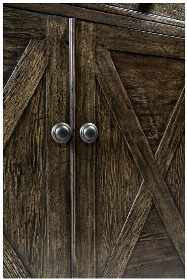 Casual Accents Dark Driftwood Narrow Credenza by Jonathan Charles