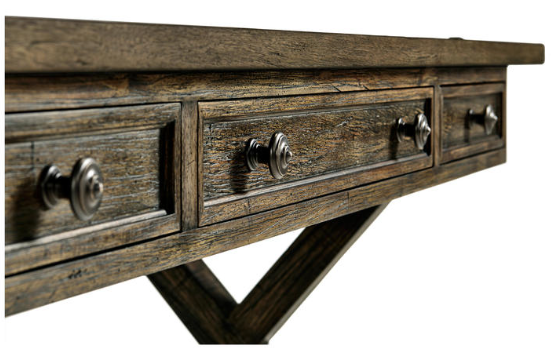 Casual Accents Dark Driftwood Desk by Jonathan Charles