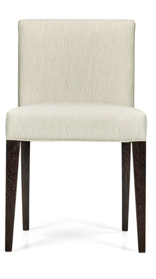 Geometric Dark Mocha Oak Dining Side Chair by Jonathan Charles