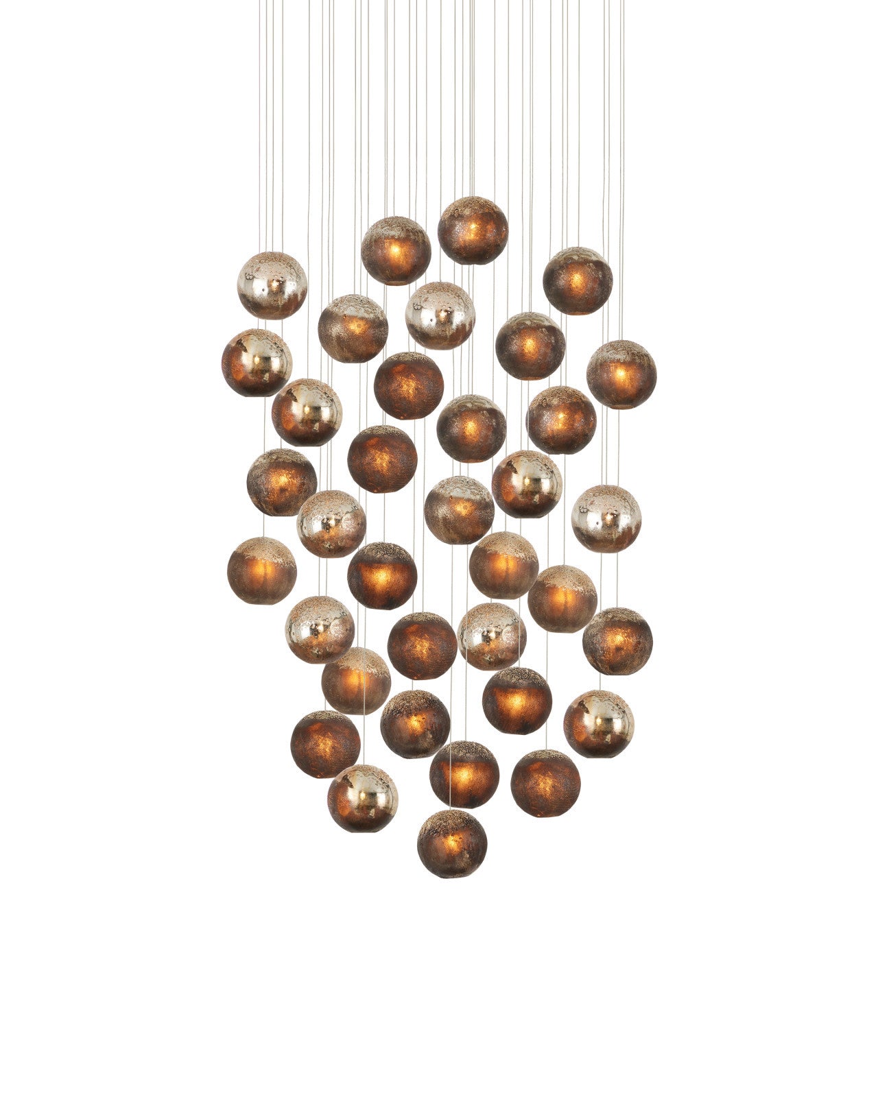 Pathos 36-Light Round Multi-Drop Pendant by Currey & Co.