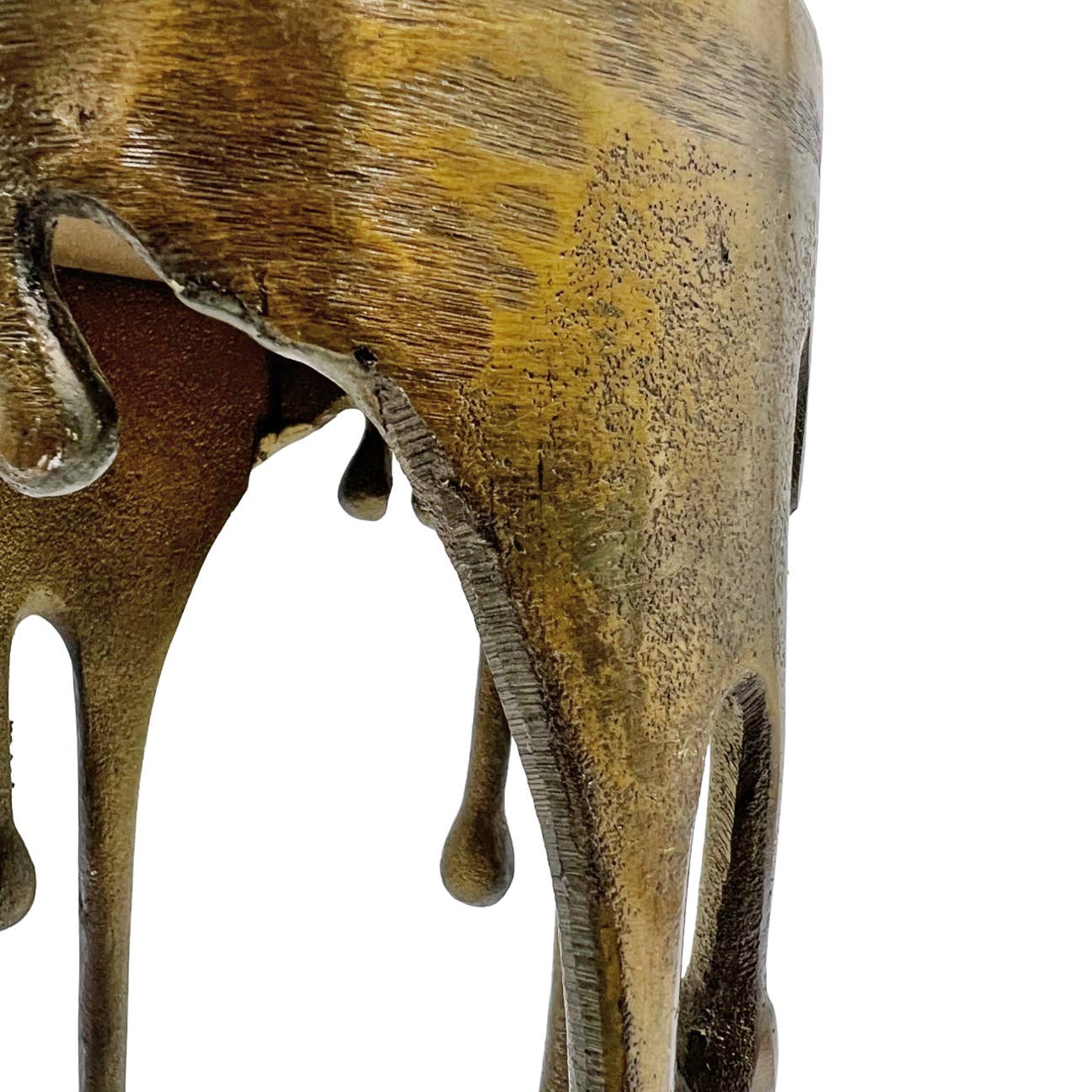 Aluminum Melted Liquid Candle Holder: Small