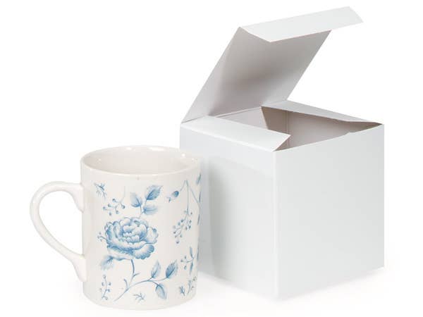 Recycled White Gift Boxes: White / 100 Pack / 6x6x6"