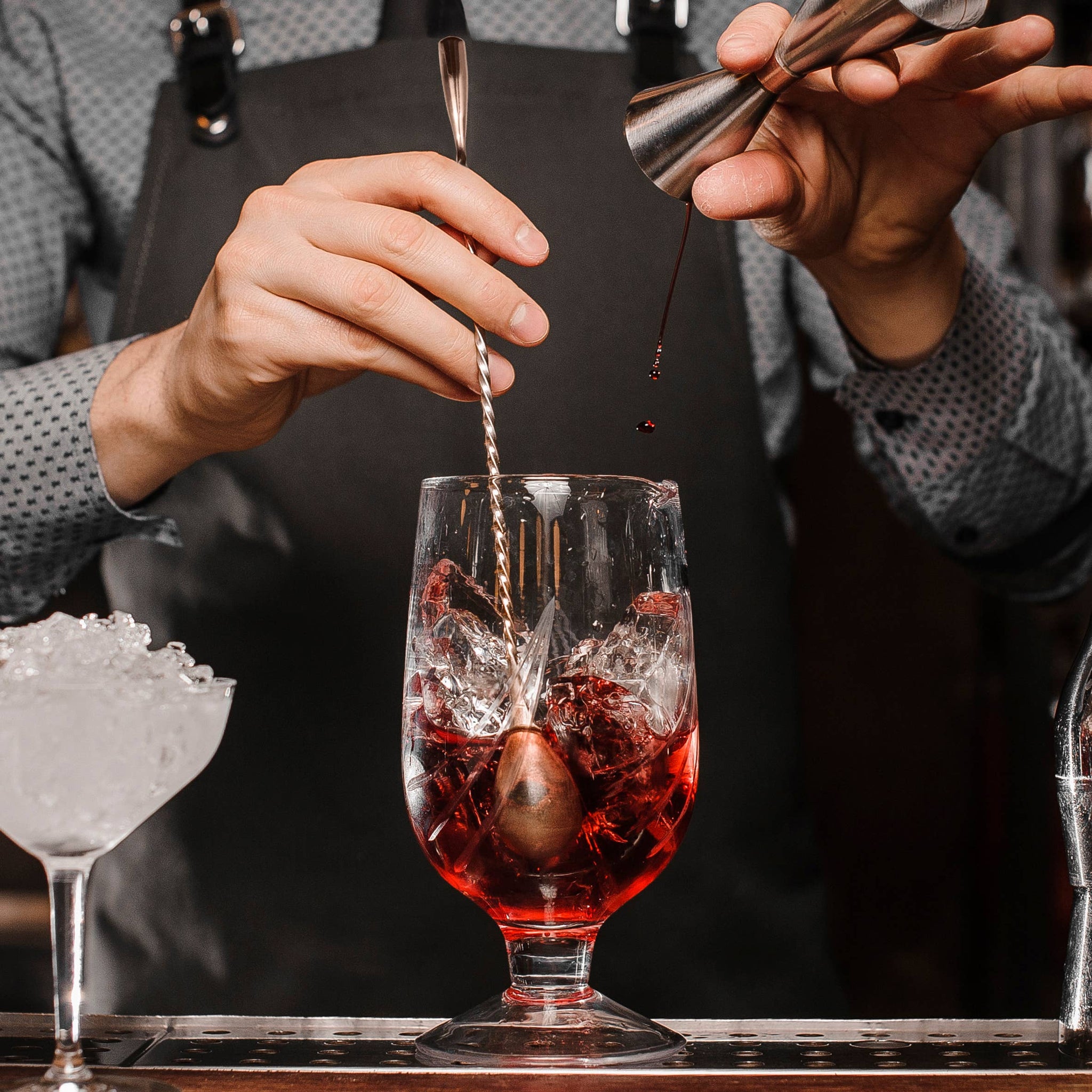 Teardrop Swivel Cocktail Spoon - 13" *