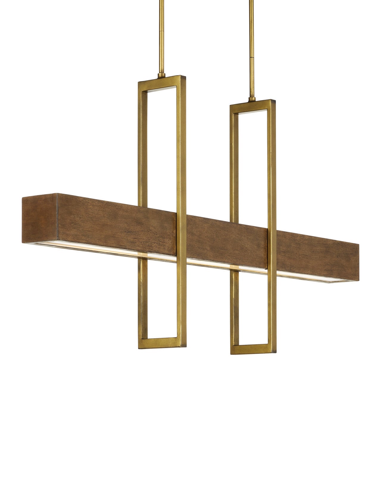 Tonbridge Chestnut Linear Chandelier by Currey & Co. *