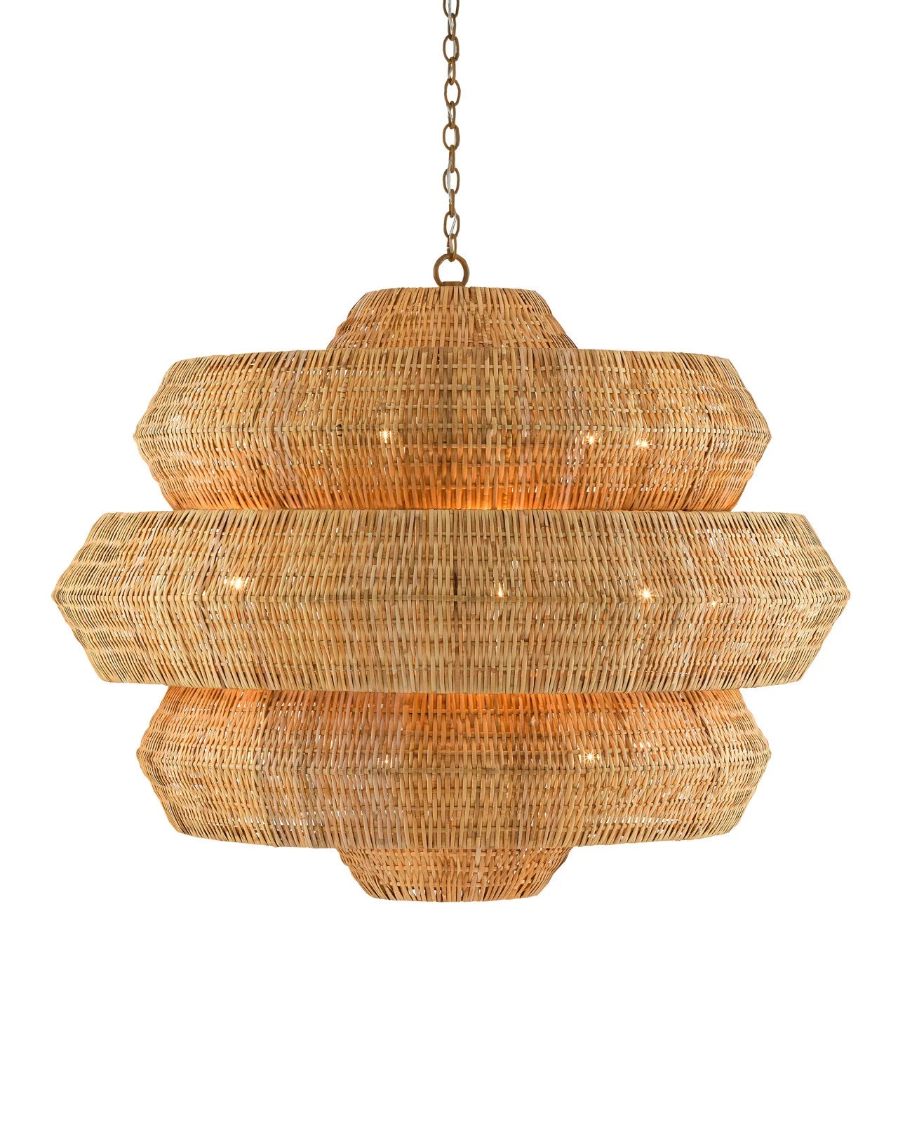 Antibes Grande Natural Chandelier by Currey & Co.