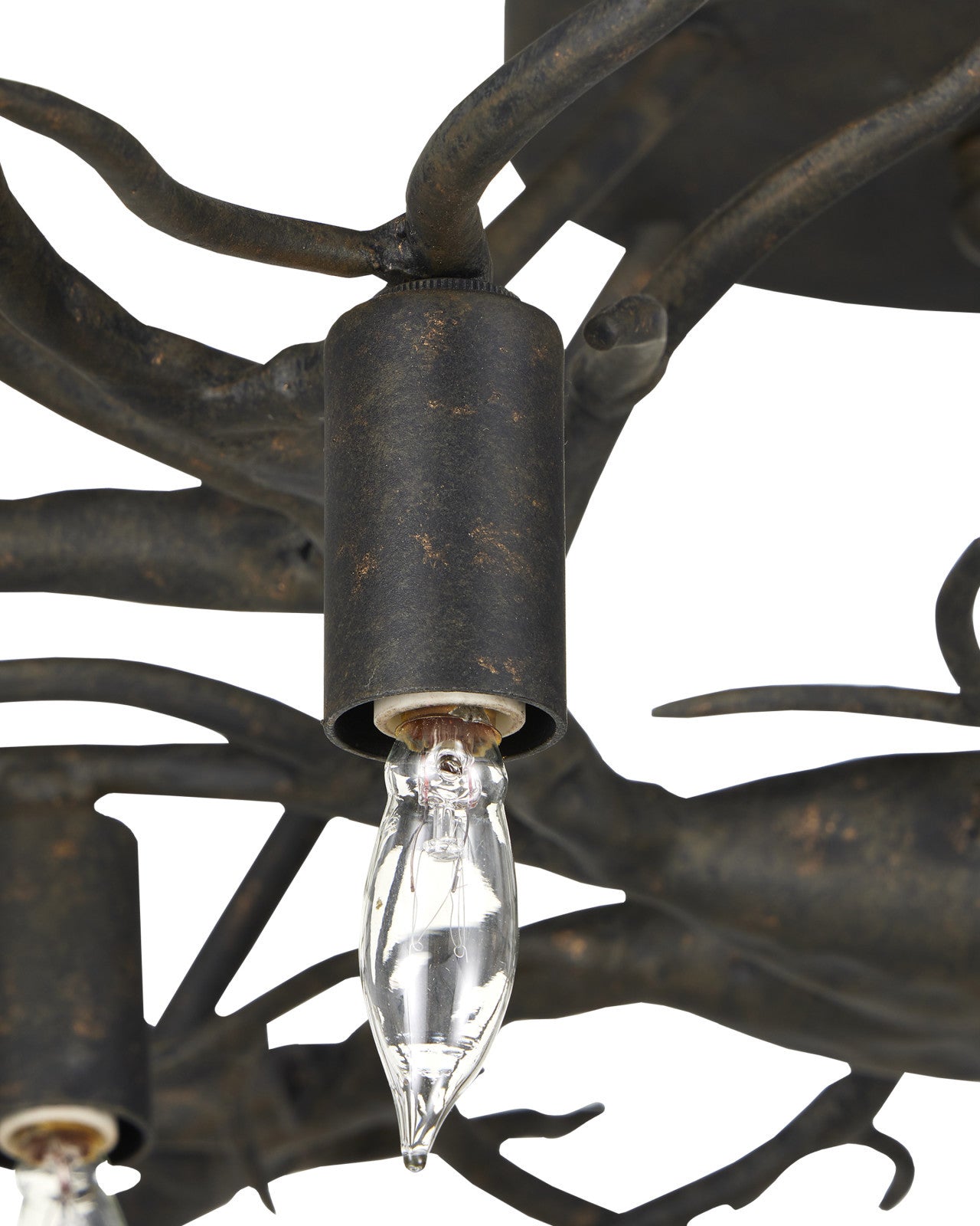 Rainforest Bronze Semi-Flush Mount by Currey & Co. *