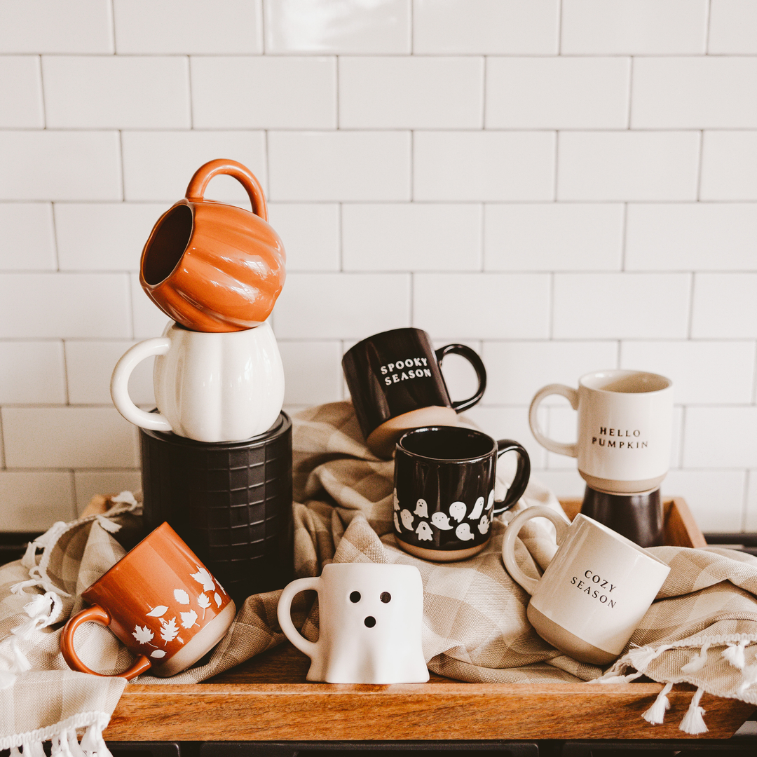 LookHUMAN "Fall Sweaters Leaves & Lattes" Ceramic Mug – 11 Oz, White, Dishwasher Safe - View #11