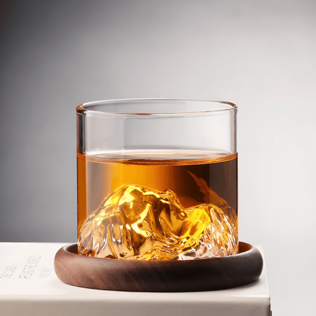 Mount Fuji Japanese Crystal Whisky Glass *