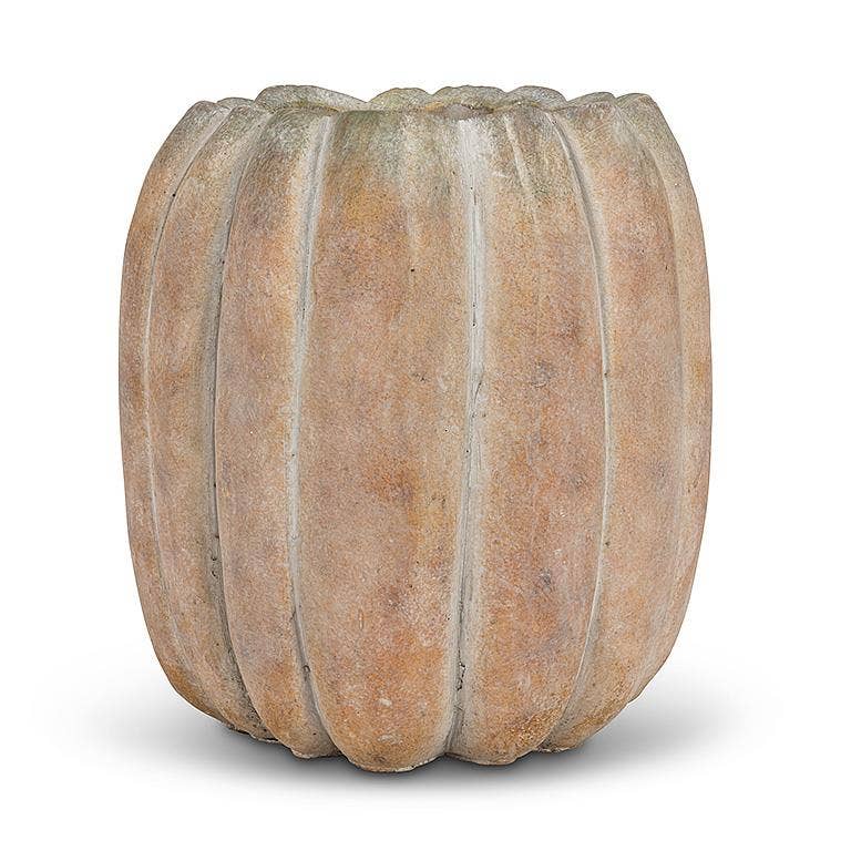 Cement Pumpkin Planter *