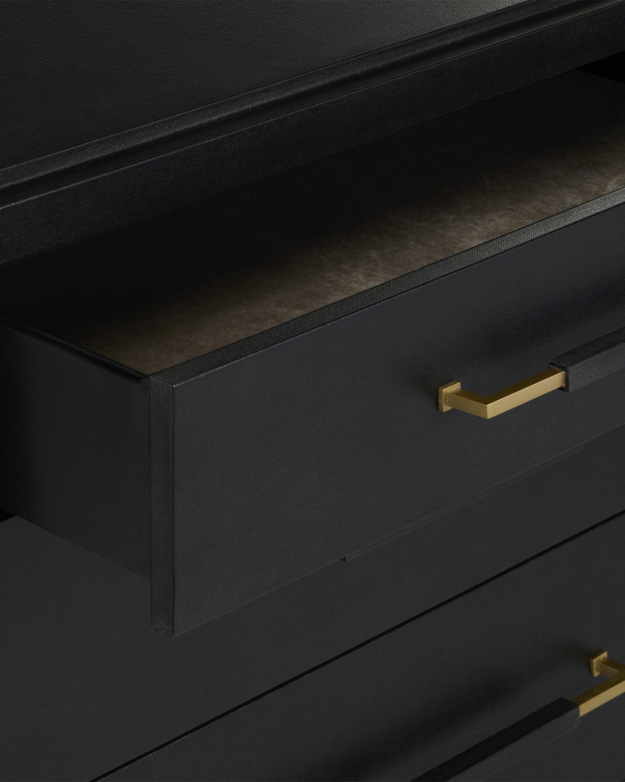 Verona Black Three-Drawer Chest by Currey & Co. *
