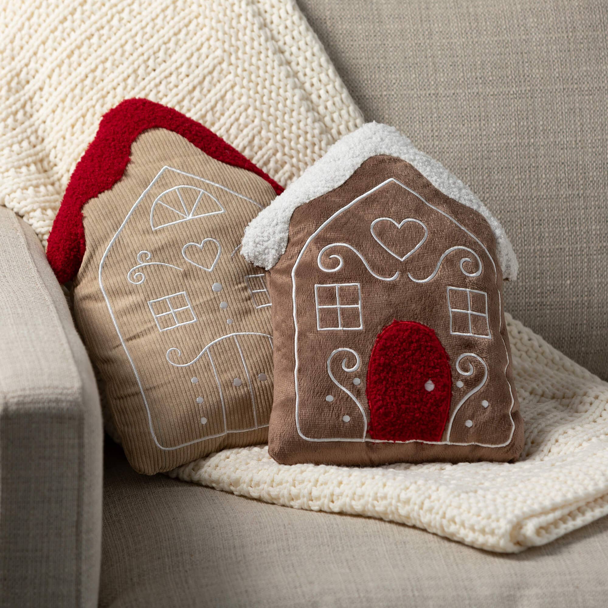Gingerbread House Pillows *