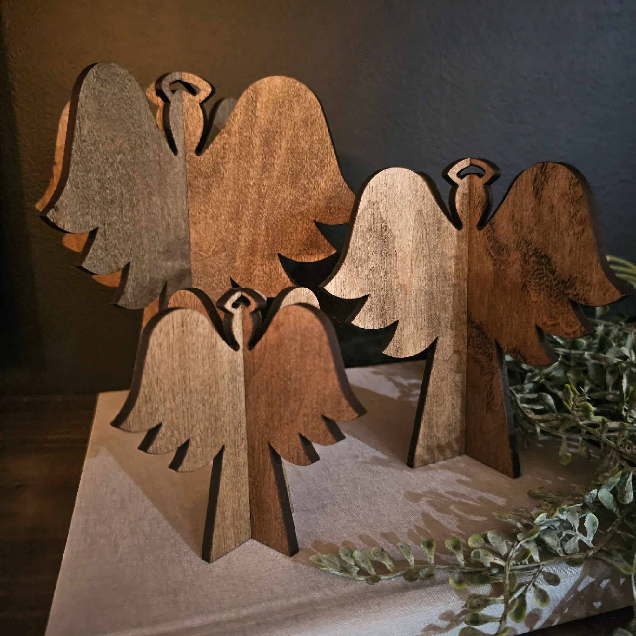 3D Angel Christmas Decor Table Filler Holiday Decor *