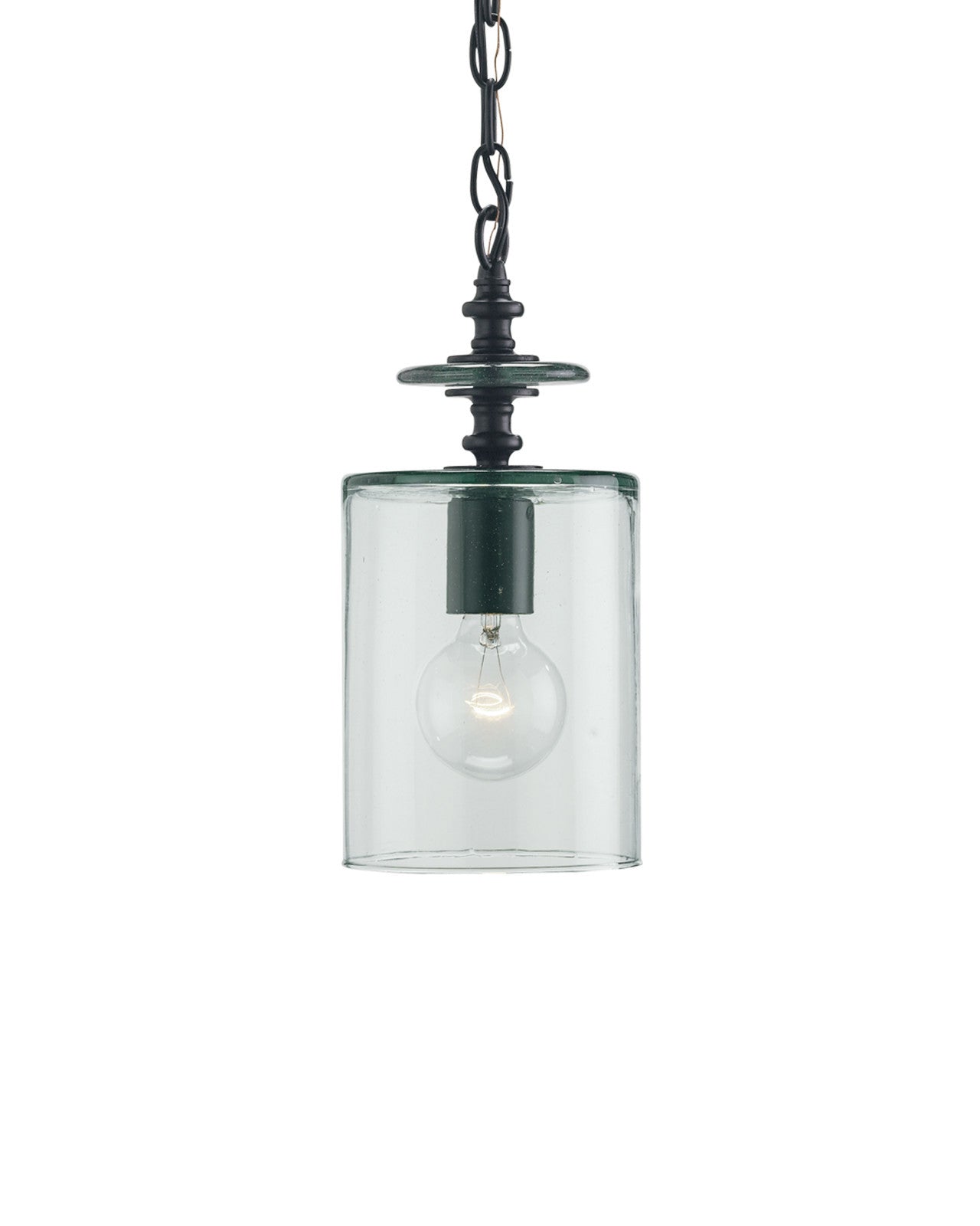 Panorama Small Glass Pendant by Currey & Co.