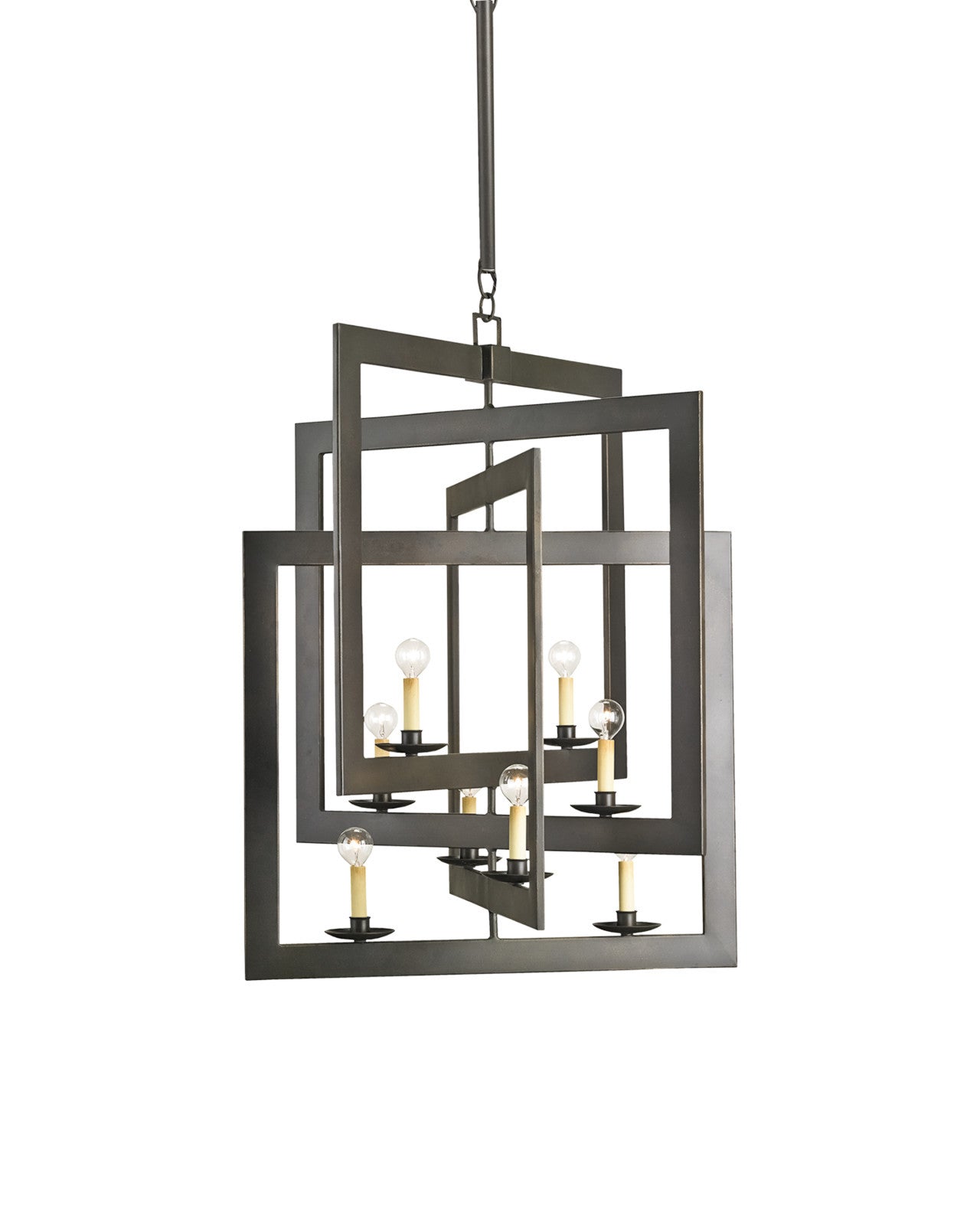 Middleton Large Bronze Chandelier by Currey & Co. *