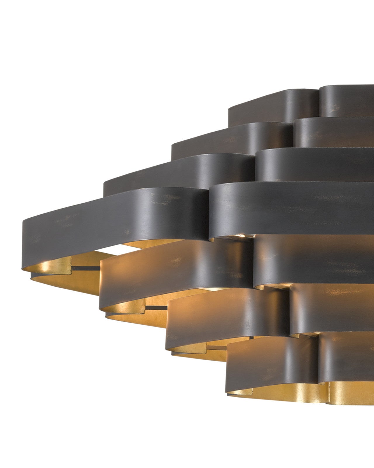 Bailey Black Chandelier by Currey & Co.