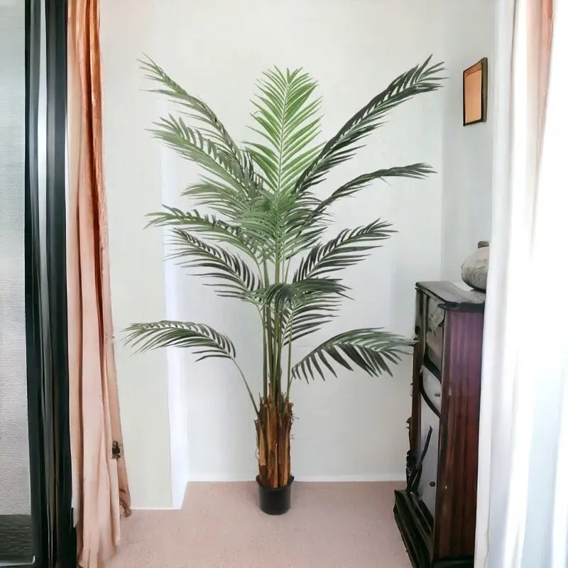 Artificial Palm Trees - 6 Feet Tall Realistic Indoor/Outdoor