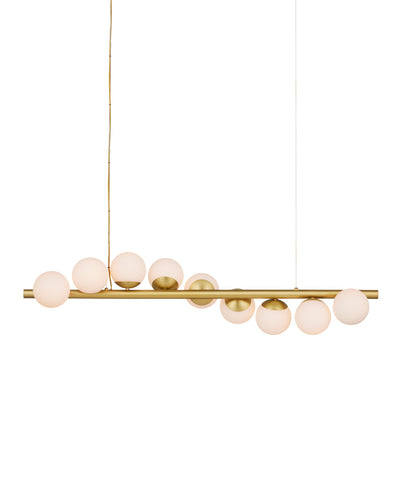 Barcarolle Linear Chandelier by Currey & Co.